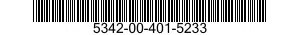 5342-00-401-5233 ANODE,CORROSION PREVENTIVE 5342004015233 004015233