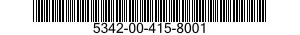 5342-00-415-8001 BRACKET,SHIPPING CONTAINER 5342004158001 004158001