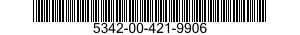 5342-00-421-9906 CLIP,PLASTIC * 5342004219906 004219906