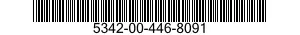 5342-00-446-8091 BRACKET,SUPPORT * 5342004468091 004468091