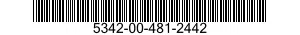 5342-00-481-2442 COUPLING,CLAMP,GROOVED 5342004812442 004812442