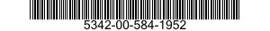 5342-00-584-1952 COUPLING,CLAMP,GROOVED 5342005841952 005841952