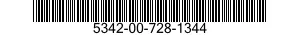 5342-00-728-1344 COUPLING,CLAMP,GROOVED 5342007281344 007281344