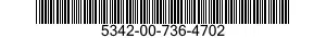 5342-00-736-4702 BRACKET,LOOP CLAMP * 5342007364702 007364702