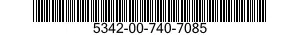 5342-00-740-7085 BRACKET,SUPPORT * 5342007407085 007407085