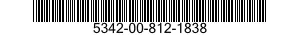 5342-00-812-1838 TIE ROD,TENSIONING,THREADED END 5342008121838 008121838