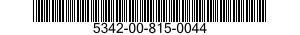 5342-00-815-0044 COUPLING,CLAMP,GROOVED 5342008150044 008150044