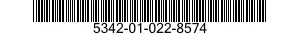 5342-01-022-8574 COUPLING,CLAMP,GROOVED 5342010228574 010228574