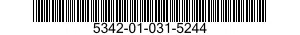 5342-01-031-5244 COUPLING,CLAMP,GROOVED 5342010315244 010315244
