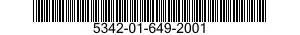 5342-01-649-2001 BRACKET,ANGLE 5342016492001 016492001