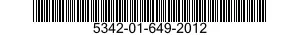 5342-01-649-2012 BRACKET,ANGLE 5342016492012 016492012