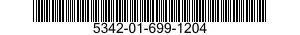 5342-01-699-1204 COUPLING,CLAMP,GROOVED 5342016991204 016991204