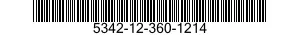 5342-12-360-1214 MOUNT,RESILIENT 5342123601214 123601214