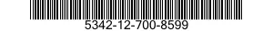 5342-12-700-8599 TIE ROD,TENSIONING,THREADED END 5342127008599 127008599