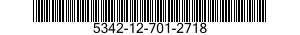 5342-12-701-2718 TIE ROD,TENSIONING,THREADED END 5342127012718 127012718