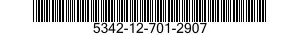 5342-12-701-2907 TIE ROD,TENSIONING,THREADED END 5342127012907 127012907