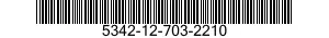 5342-12-703-2210 TIE ROD,TENSIONING,THREADED END 5342127032210 127032210