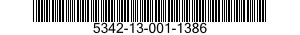 5342-13-001-1386 ANODE,CORROSION PREVENTIVE 5342130011386 130011386