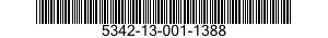 5342-13-001-1388 ANODE,CORROSION PREVENTIVE 5342130011388 130011388