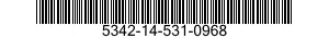 5342-14-531-0968 BRACKET,ENGINE ACCESSORY 5342145310968 145310968