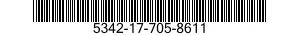 5342-17-705-8611 ANODE,CORROSION PREVENTIVE 5342177058611 177058611