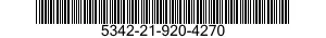 5342-21-920-4270 ANODE,CORROSION PREVENTIVE 5342219204270 219204270