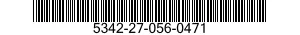 5342-27-056-0471 ANODE,CORROSION PREVENTIVE 5342270560471 270560471