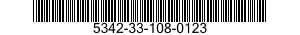 5342-33-108-0123 ANCHOR STRAP 5342331080123 331080123