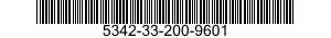 5342-33-200-9601 BRACKET,ENGINE ACCESSORY 5342332009601 332009601