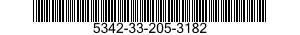 5342-33-205-3182 ANODE,CORROSION PREVENTIVE 5342332053182 332053182