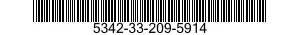 5342-33-209-5914 COUPLING,CLAMP,GROOVED 5342332095914 332095914