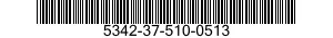 5342-37-510-0513  5342375100513 375100513