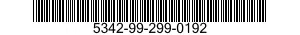 5342-99-299-0192 PLUG,EXPANSION 5342992990192 992990192