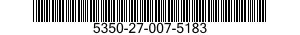5350-27-007-5183 PAPER,ABRASIVE 5350270075183 270075183