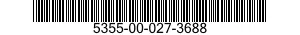 5355-00-027-3688 POINTER,DIAL 5355000273688 000273688
