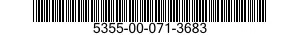 5355-00-071-3683 KNOB ASSEMBLY 5355000713683 000713683