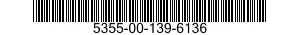 5355-00-139-6136 WINDOW,DIAL 5355001396136 001396136
