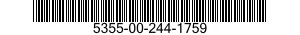 5355-00-244-1759  5355002441759 002441759