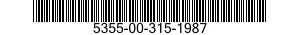 5355-00-315-1987  5355003151987 003151987