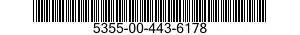 5355-00-443-6178  5355004436178 004436178