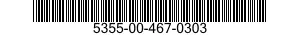 5355-00-467-0303 DIAL-KNOB LOCK,ELECTRONIC COMPONENT 5355004670303 004670303