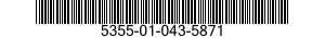 5355-01-043-5871 KNOB 5355010435871 010435871