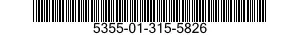 5355-01-315-5826 KNOB 5355013155826 013155826