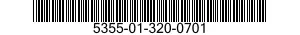 5355-01-320-0701 KNOB 5355013200701 013200701