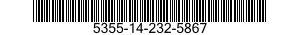 5355-14-232-5867  5355142325867 142325867
