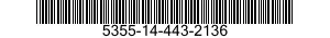 5355-14-443-2136 POINTER,DIAL 5355144432136 144432136
