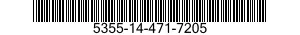 5355-14-471-7205 BUSHING-SHAFT,PANEL 5355144717205 144717205