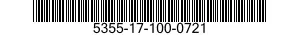 5355-17-100-0721 AFDEKKING,KNOP 5355171000721 171000721
