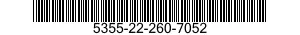 5355-22-260-7052  5355222607052 222607052