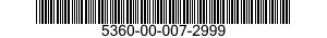 5360-00-007-2999  5360000072999 000072999